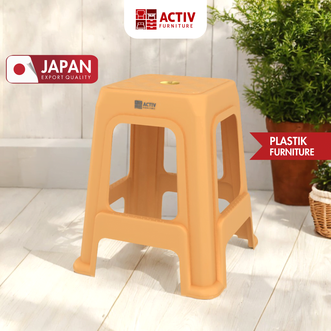 2. Quad STC 40 B_Brown_Stacking Chair_Kursi Plastik_Kursi Outdoor_Furniture Luar_Cover 2_Activ Furniture