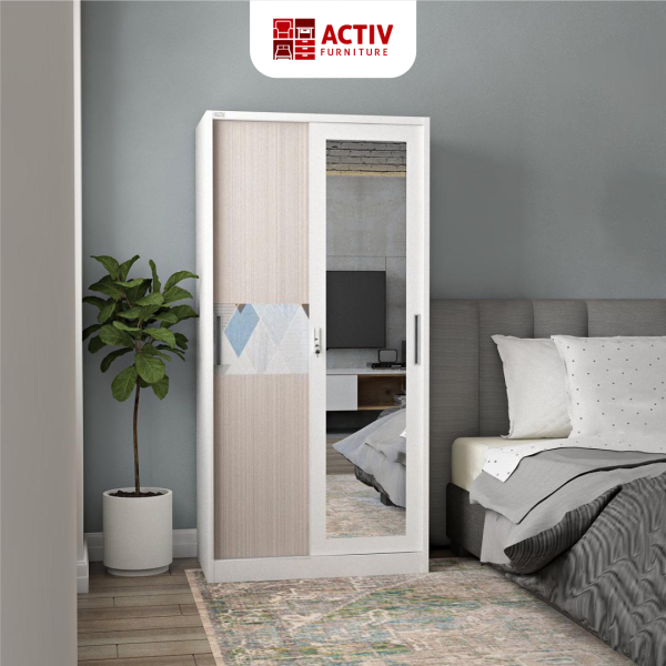Lemari Pakaian – Forte SL 90 A – Activ Furniture