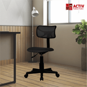 Activ Furniture_Kent KS 102 Black_Kursi Kerja