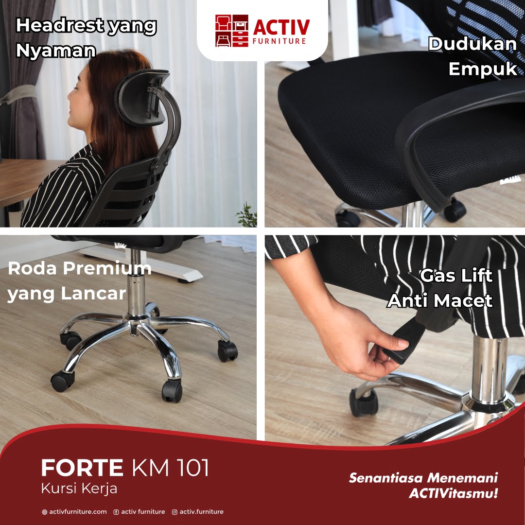 Activ Furniture_Lula KM 101_Kursi Kerja_Keunggulan