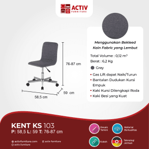 Activ Furniture_Kent KS 103_Kursi Kerja