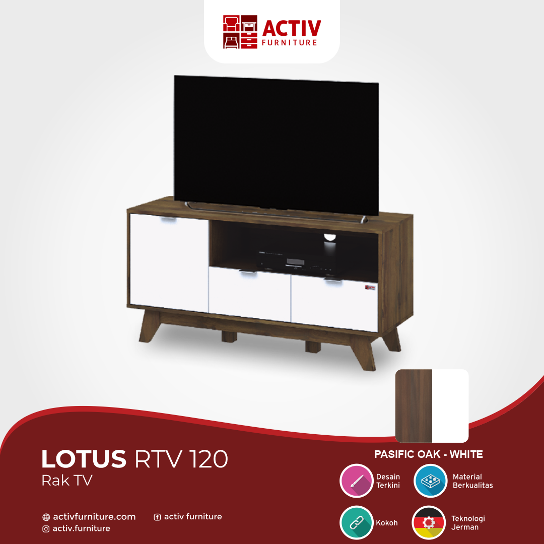 3. Lotus RTV 120 – Pasific Oak – White