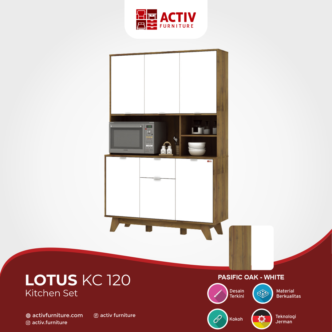 3. Lotus KC 120 – Pasific Oak_White