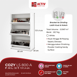 Lemari Sepatu_Rak Sepatu_Activ Furniture