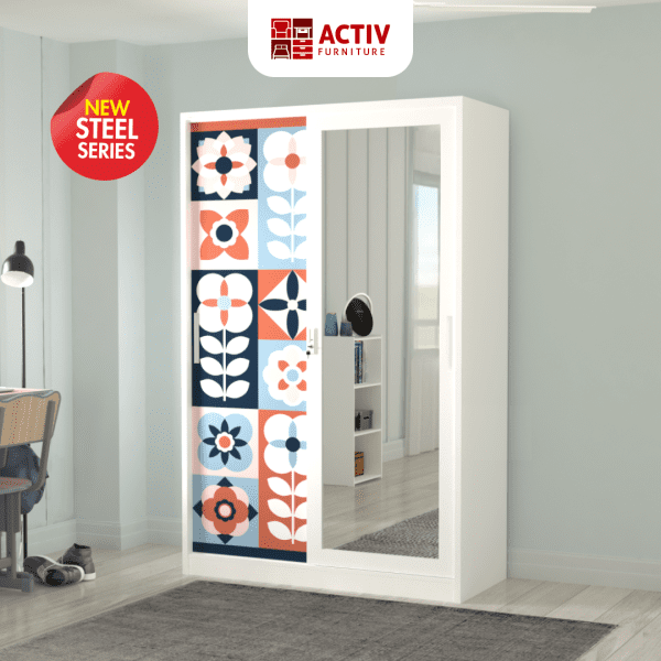 Lemari Pakaian Besi – Forte SL 121 C – Activ Furniture