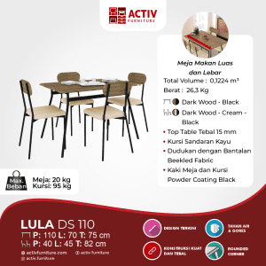 Meja Makan_Dining Set_Meja Dapur_Ruang Makan_Activ Furniture