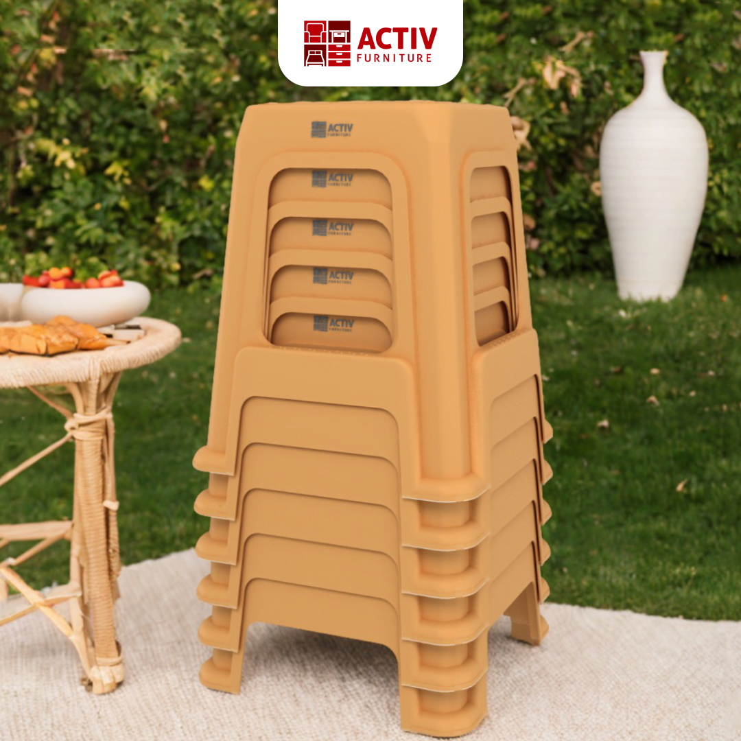 3. Quad STC 40 B_Brown_Stacking Chair_Kursi Plastik_Kursi Outdoor_Furniture Luar_Cover 3_Activ Furniture