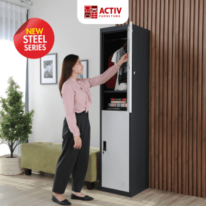 Activ Furniture_Forte LK 402_Lemari Besi_Lemari Pakaian Besi_Ruang Kantor