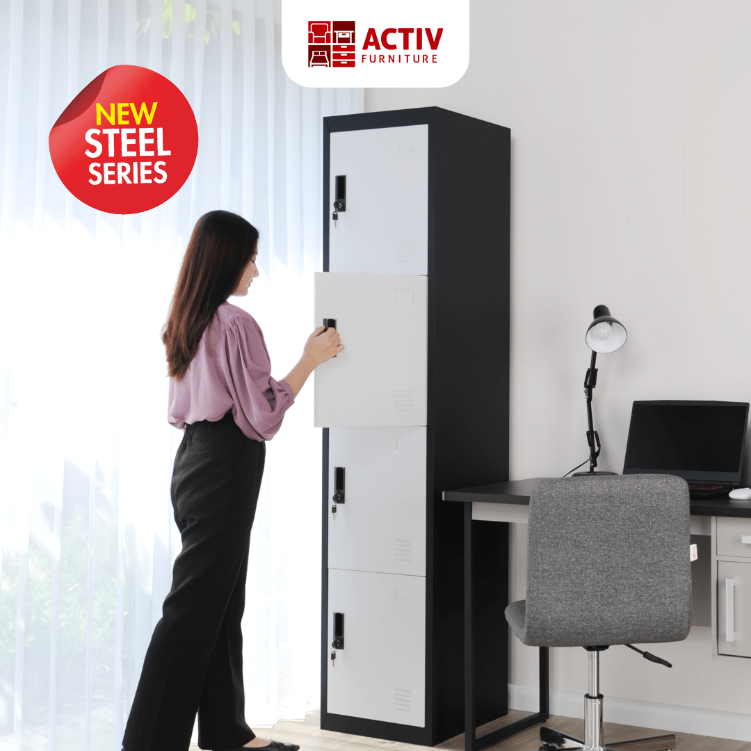 Activ Furniture_Forte LK 404_Lemari Besi_Lemari Pakaian Besi_Ruang Kantor