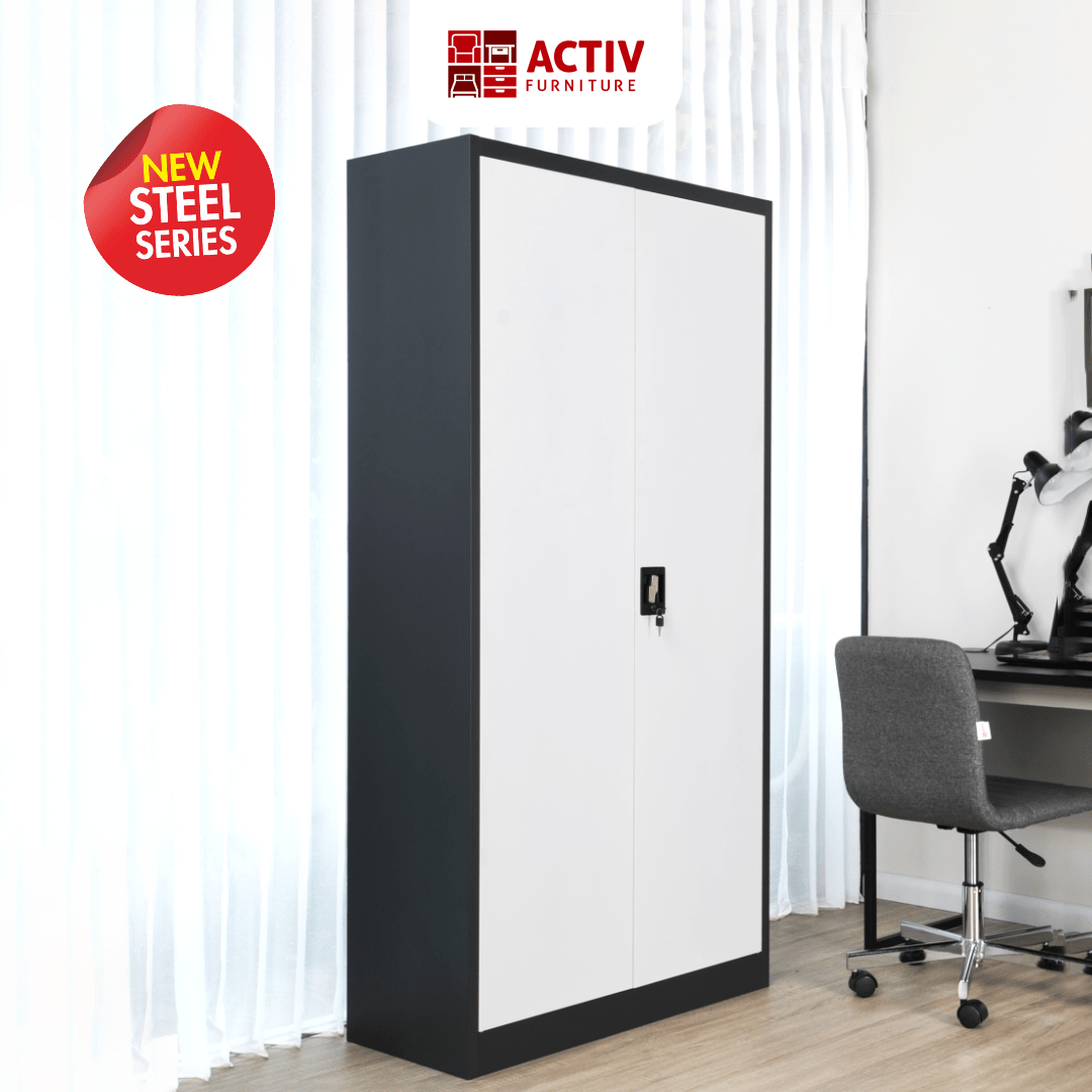 Activ Furniture_Forte SWB 90 B_Lemari Besi_Lemari Pakaian Besi_Ruang Kantor