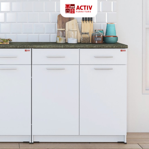 Kofi-KSB-222_White-Glossy_Kitchen Set_Ruang Dapur_Activ Furniture