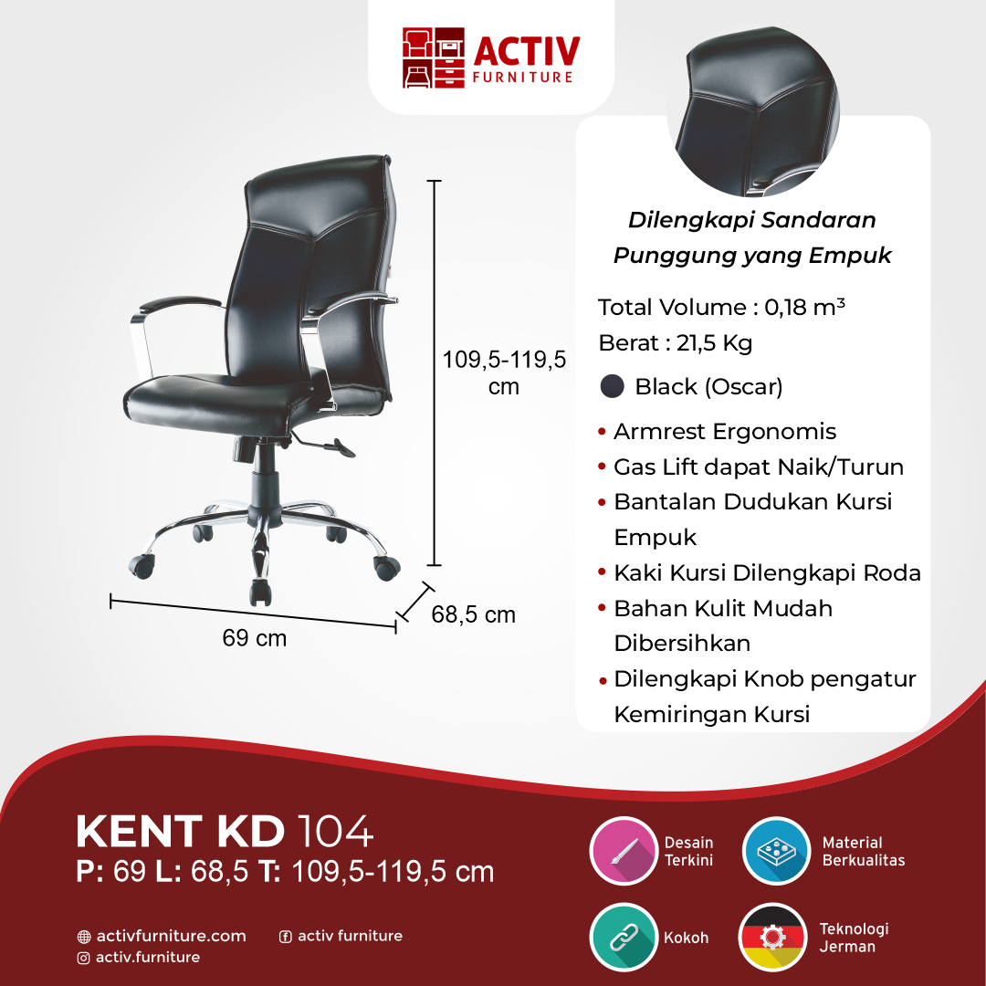 Kent KD 104_Black (Oscar)