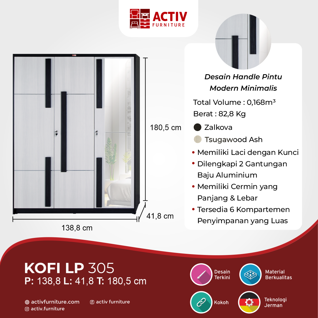 Kofi LP 305_Zalkova – Tsugawood Ash