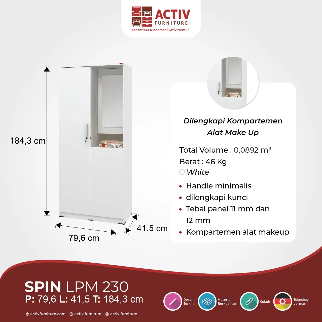 SPIN LPM 230 White
