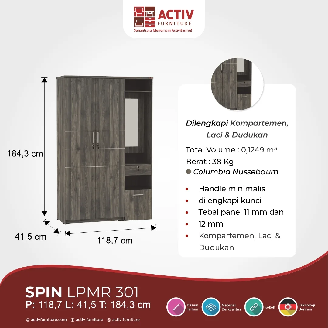 SPIN LPMR 301 Columbia