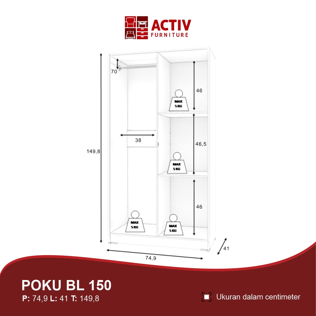 Ukuran Produk untuk website page produk