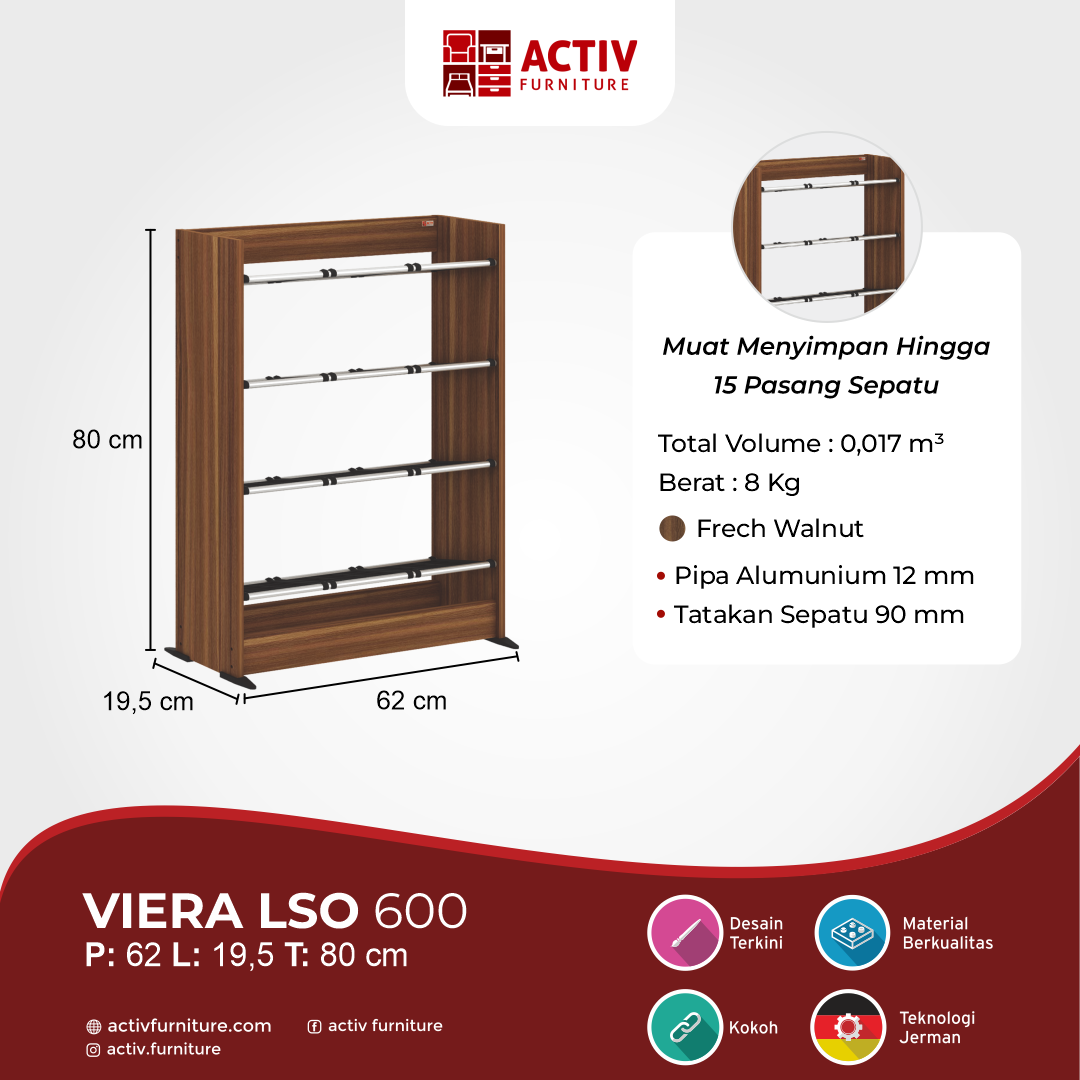 Vierra LSO 600_French Walnut